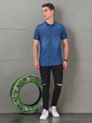 Men Striped Full Sleeve Cotton Shirt