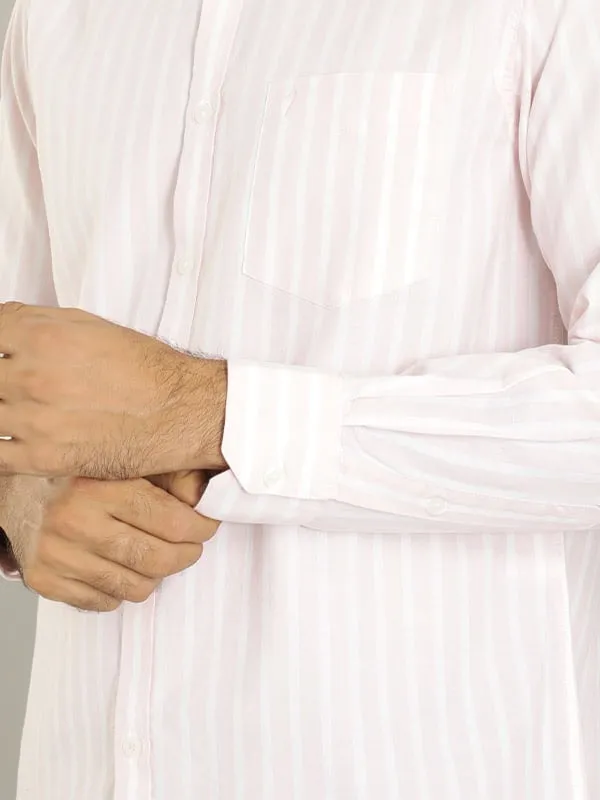 Men Striped Full Sleeve Cotton Shirt