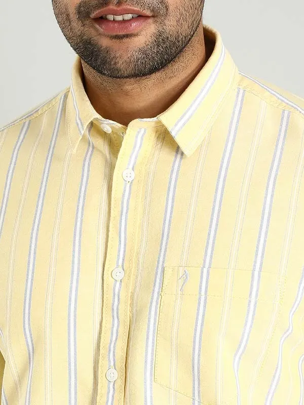 Men Striped Full Sleeve Cotton Shirt