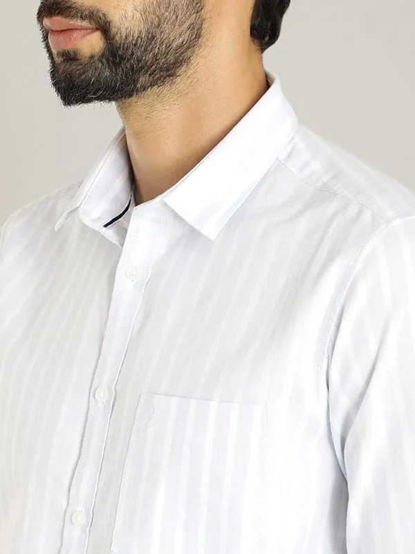 Men Striped Full Sleeve Cotton Shirt