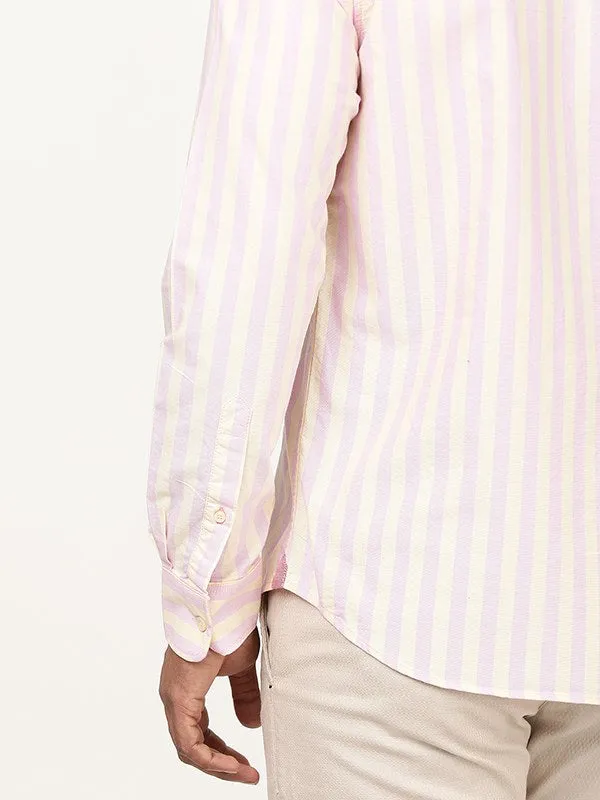 Men Striped Full Sleeve Cotton Shirt