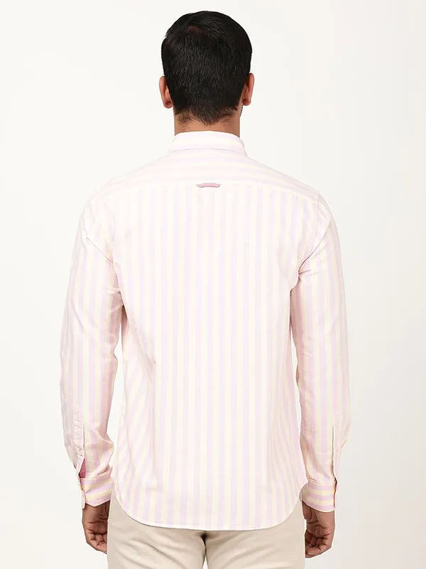 Men Striped Full Sleeve Cotton Shirt
