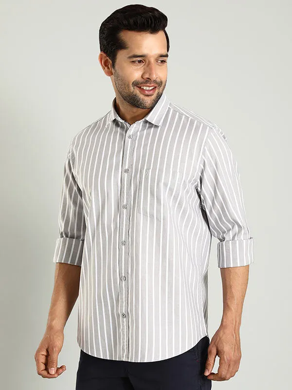 Men Striped Full Sleeve Cotton Shirt