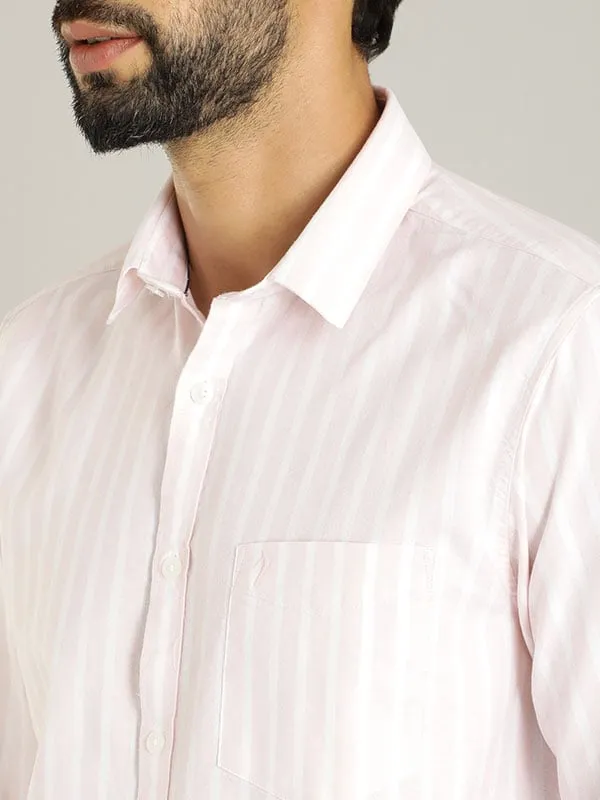 Men Striped Full Sleeve Cotton Shirt