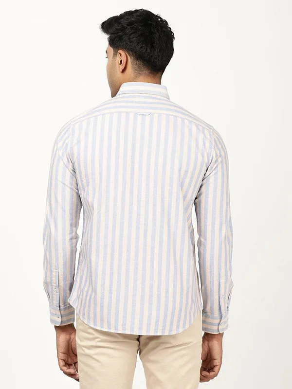 Men Striped Full Sleeve Cotton Shirt