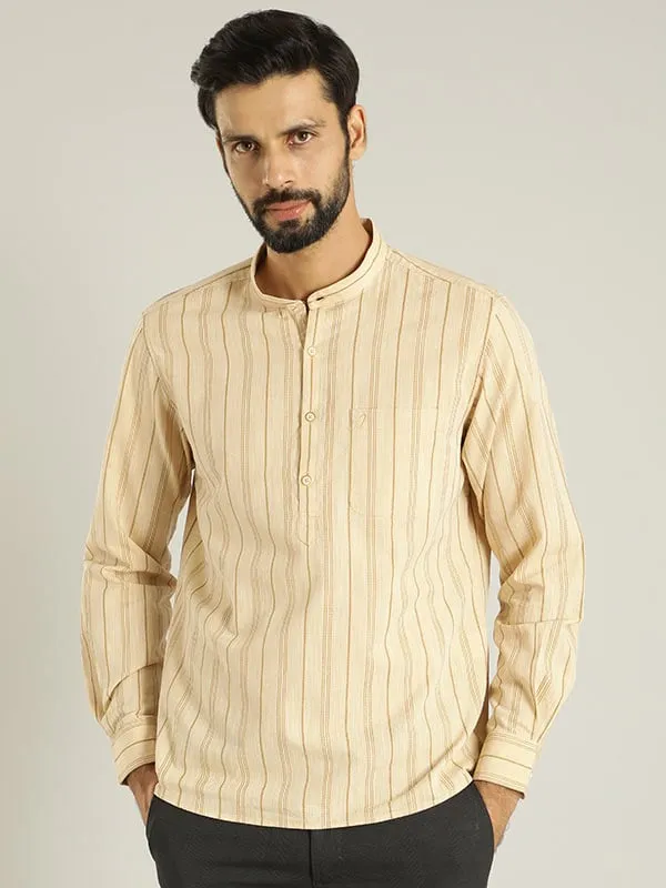 Men Striped Full Sleeve Cotton Shirt
