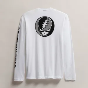 Men's Grateful Dead Long Sleeve - White/Black