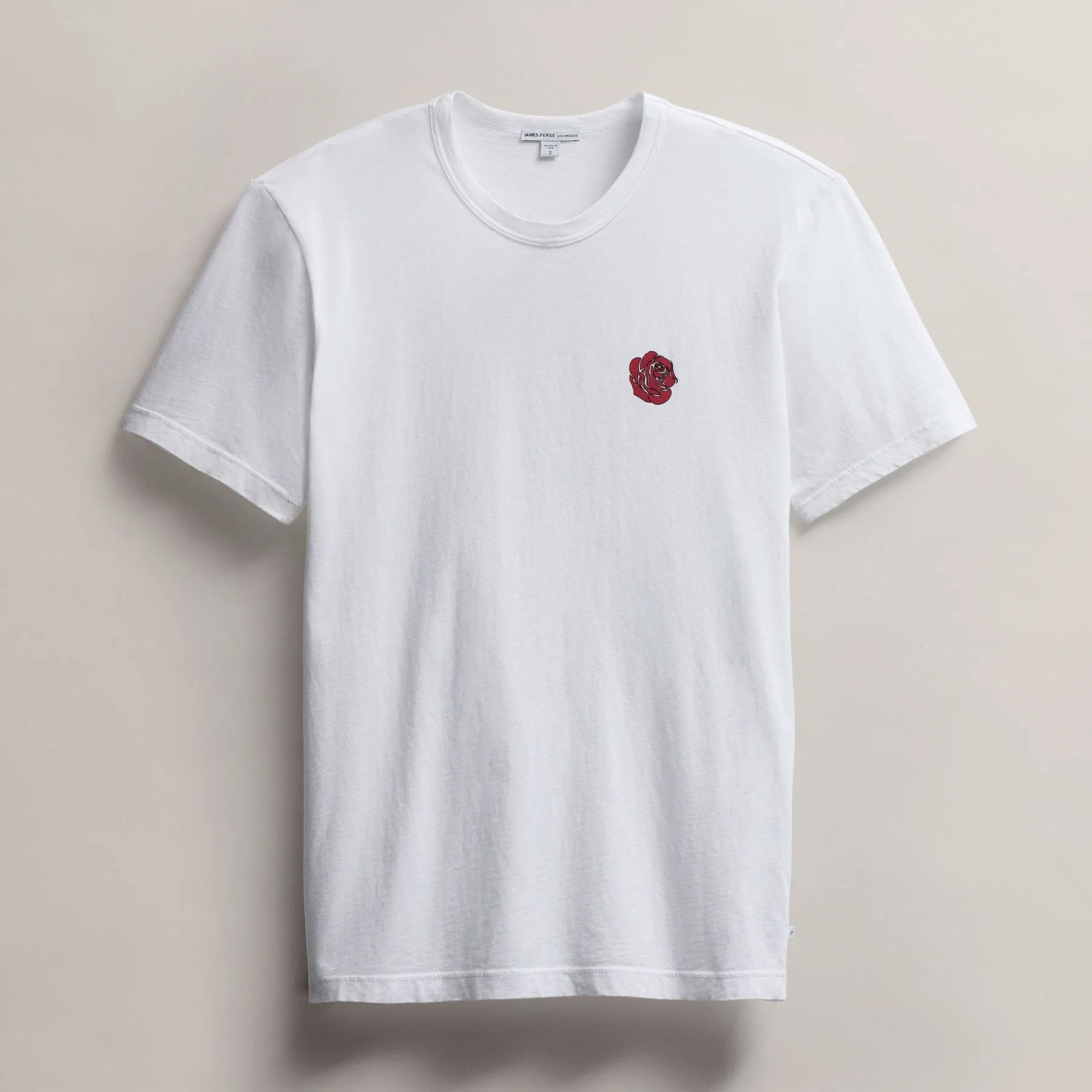 Men's Grateful Dead Rose Short Sleeve Tee - White/Red