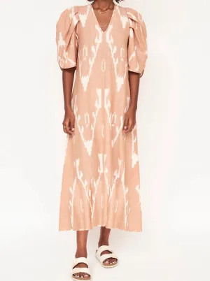 Mirth Cassis in Conch Ikat/ Flat Hem