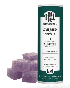 Modern Herb Co Delta 9 Live Resin Gummies - Oregon Huckleberry