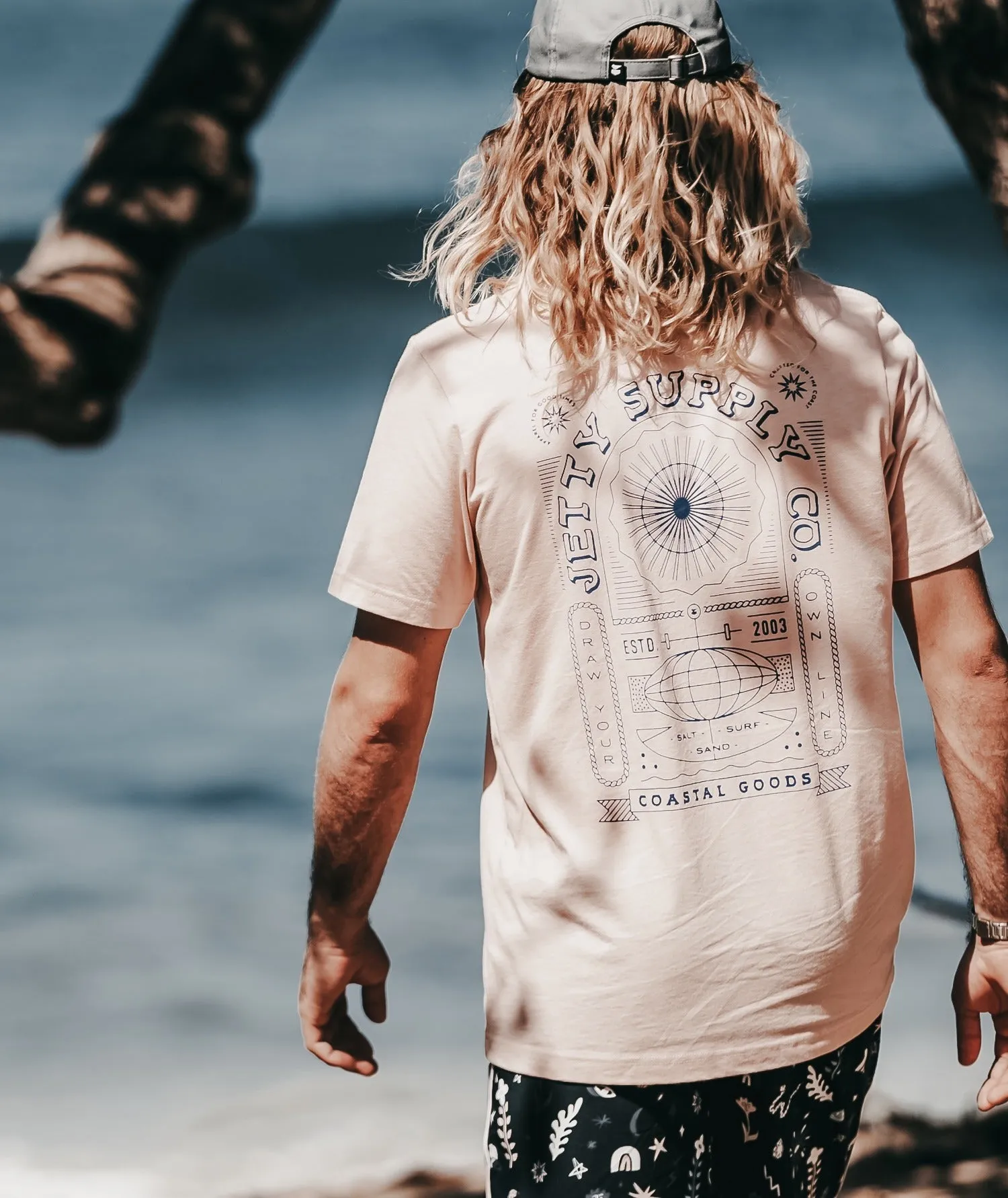Oceanus Tee - Peach