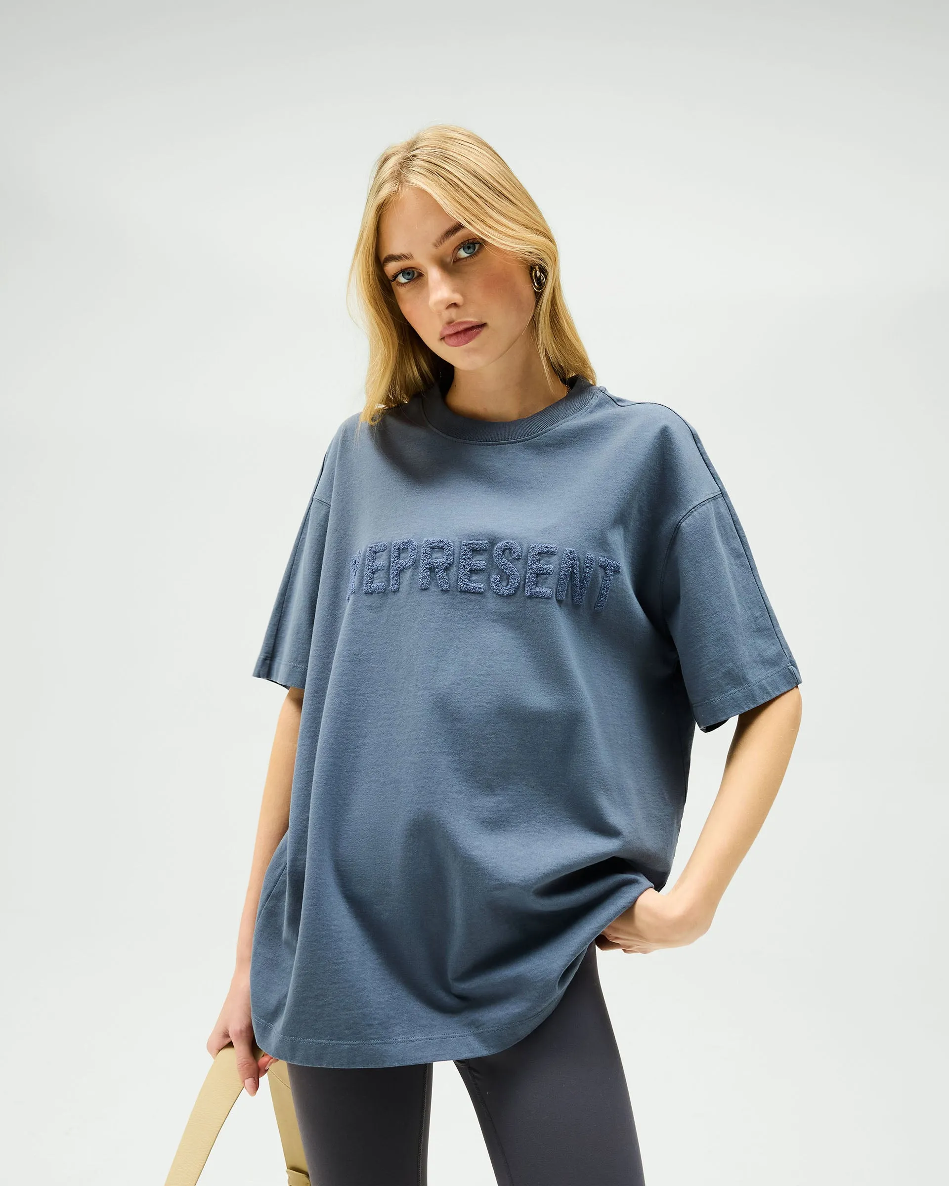 Owners Club Boyfriend T-Shirt - Steel Blue