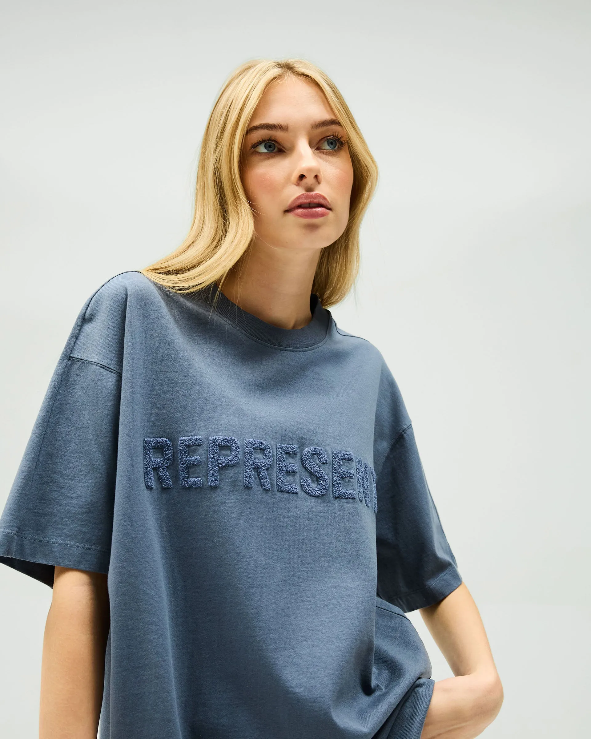 Owners Club Boyfriend T-Shirt - Steel Blue