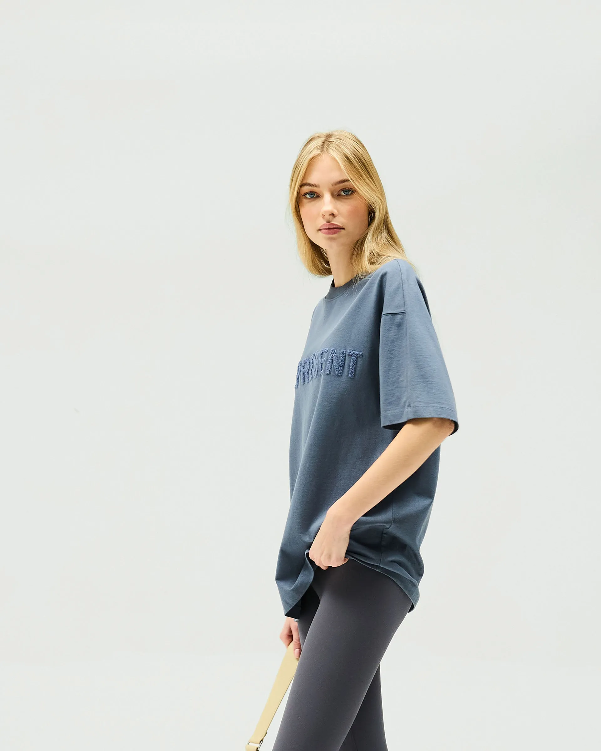 Owners Club Boyfriend T-Shirt - Steel Blue