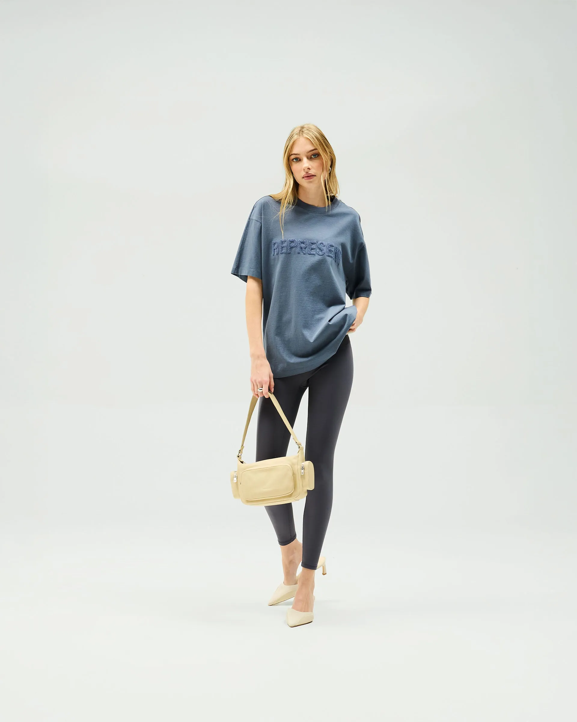 Owners Club Boyfriend T-Shirt - Steel Blue