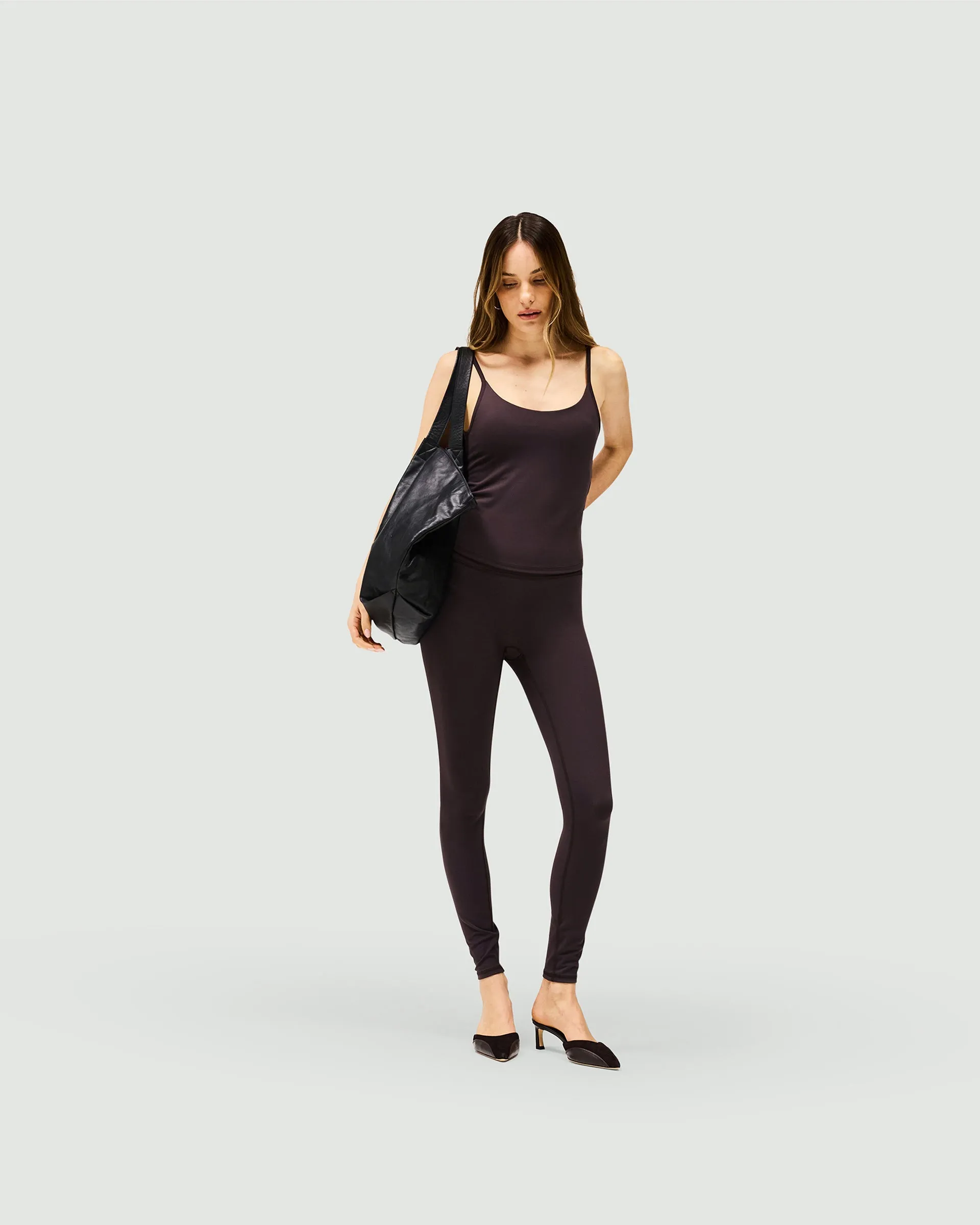 Owners Club Cami Top - Black Coffee