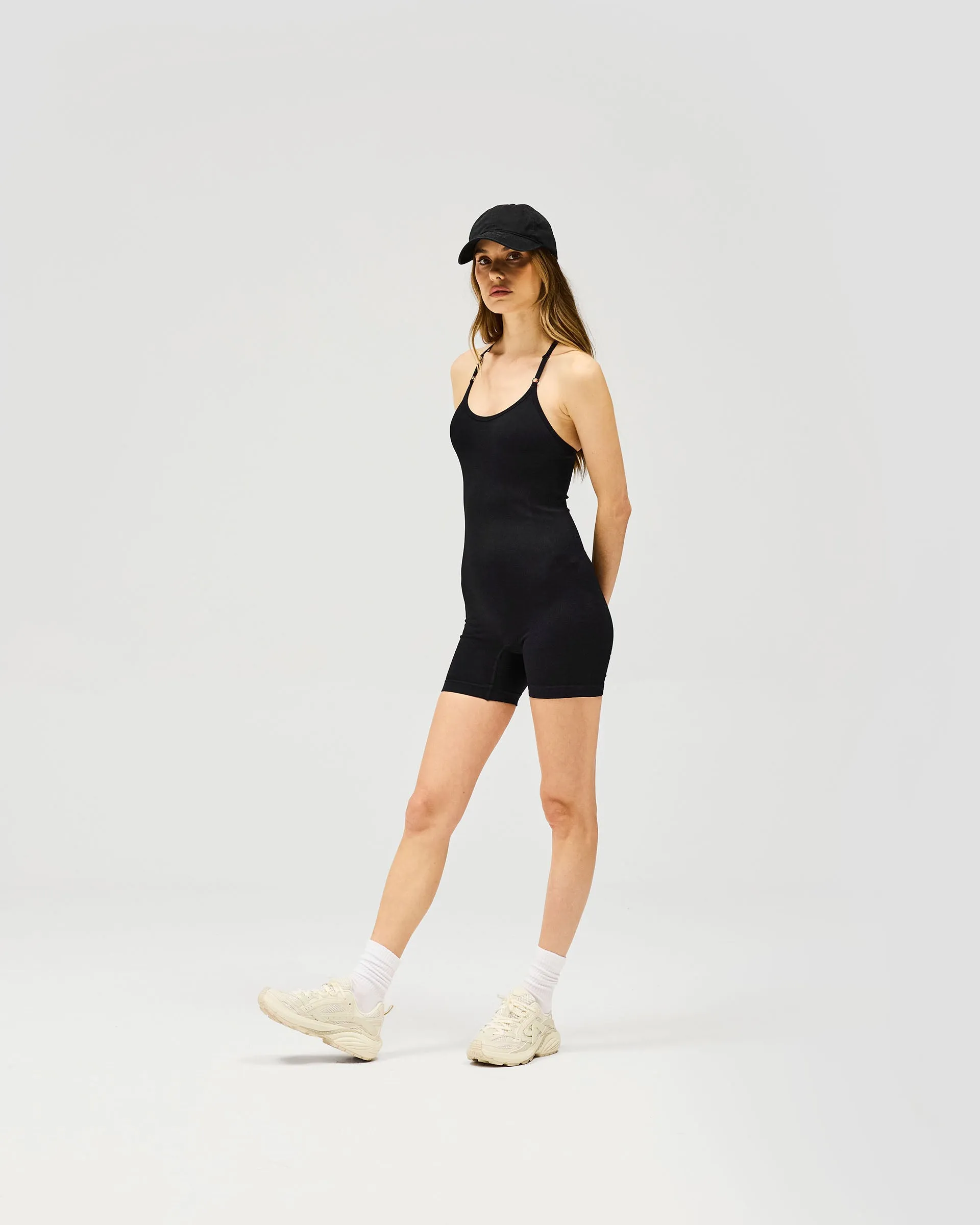 Owners Club Seamless Jumpsuit - Jet Black