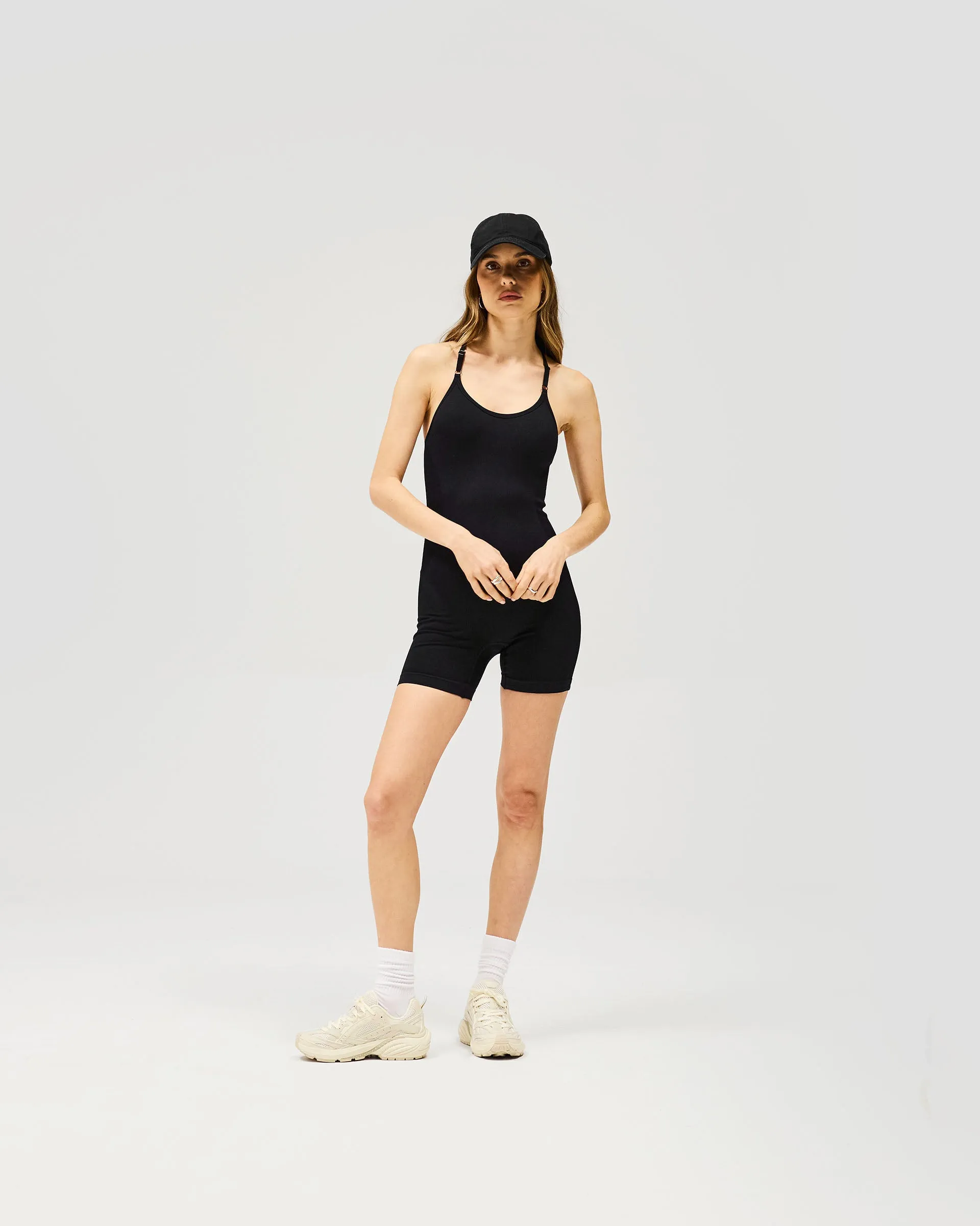 Owners Club Seamless Jumpsuit - Jet Black