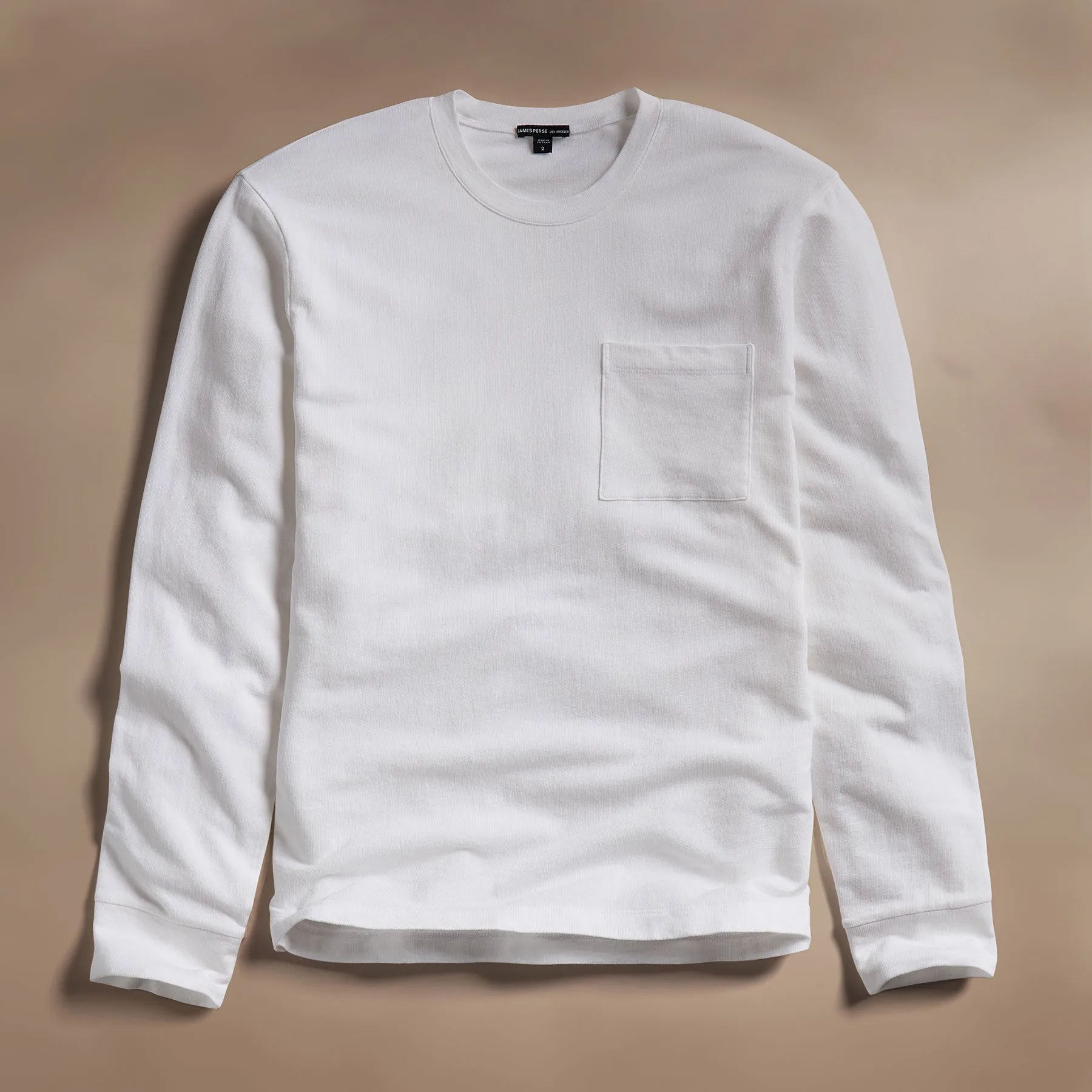 Palm Tree Embroidered Sweatshirt - White/White