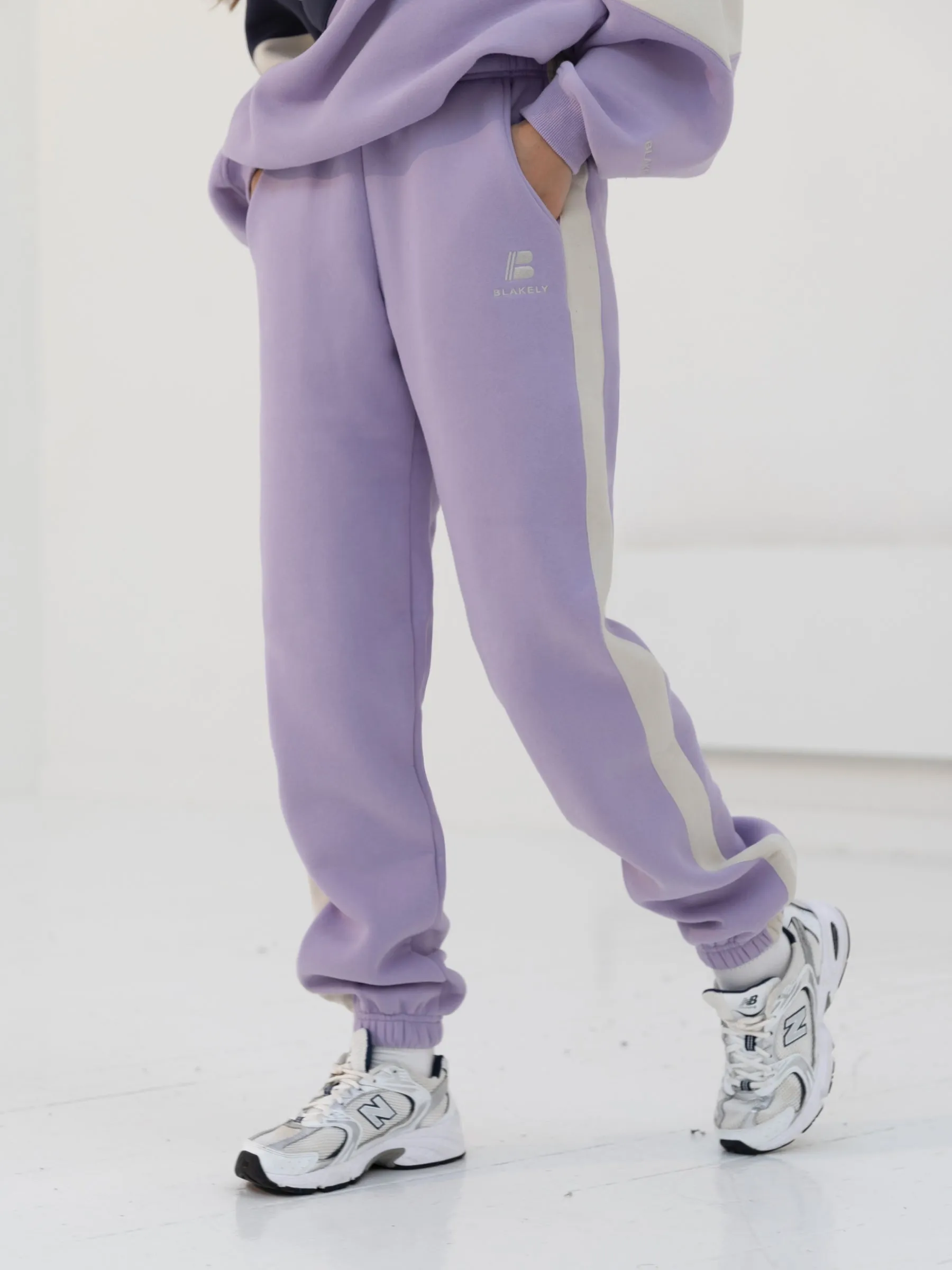Panel Sweatpants - Violet