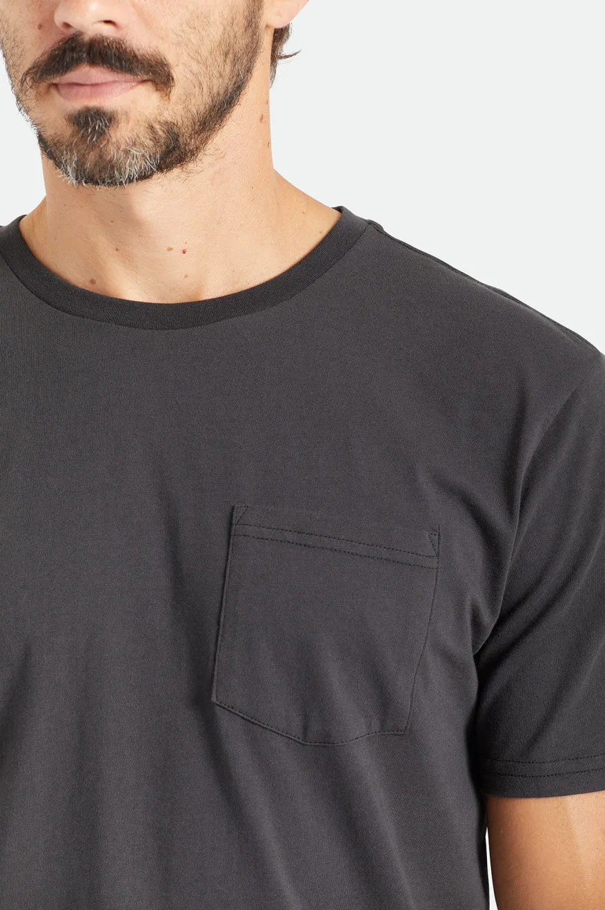 Premium Cotton S/S Pocket T-Shirt - Black