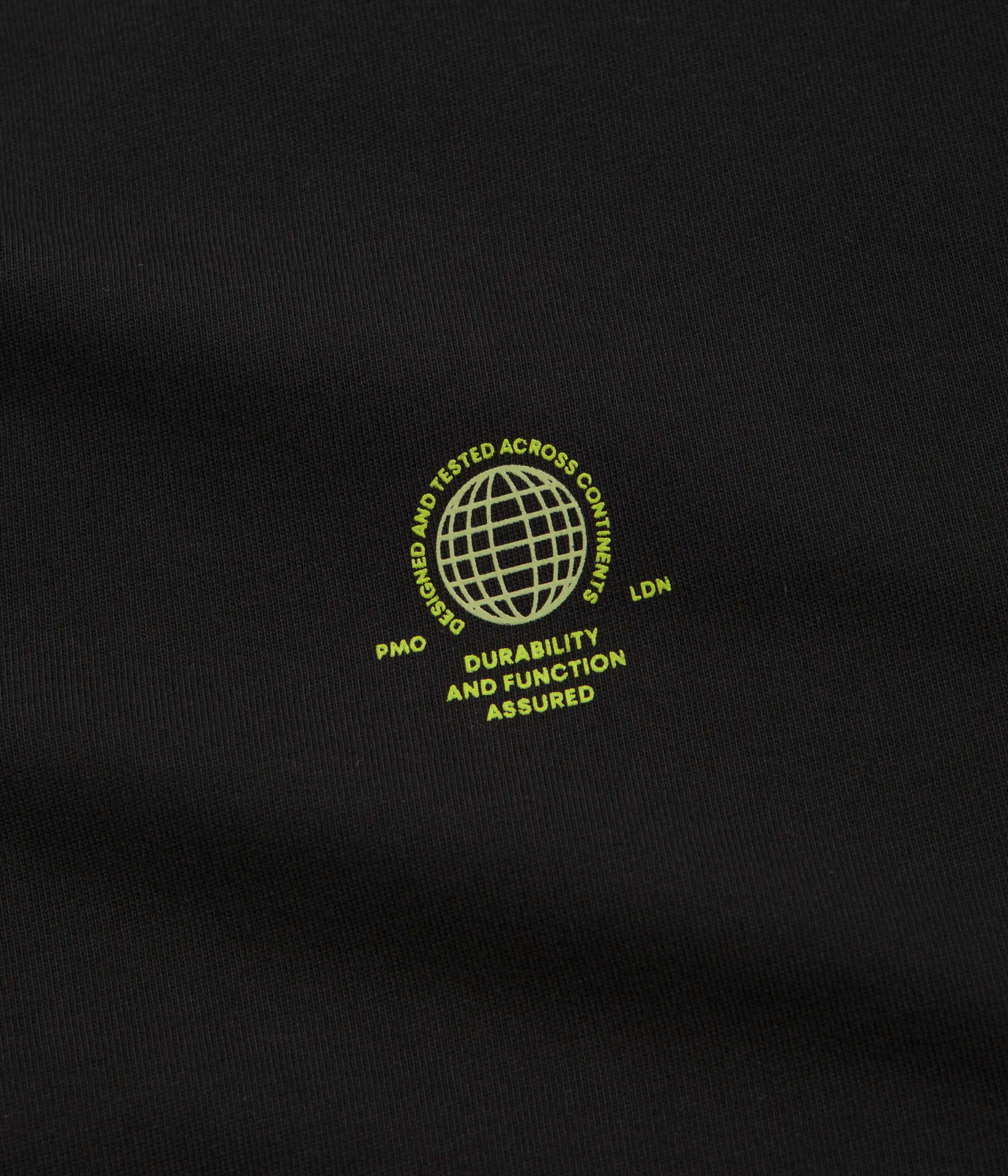 Purple Mountain Observatory Globe T-Shirt - Black