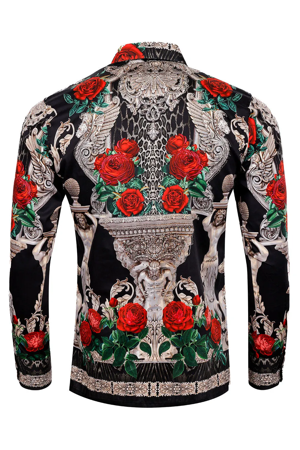Radiant Sculpt Rhinestone Long Sleeve Shirt