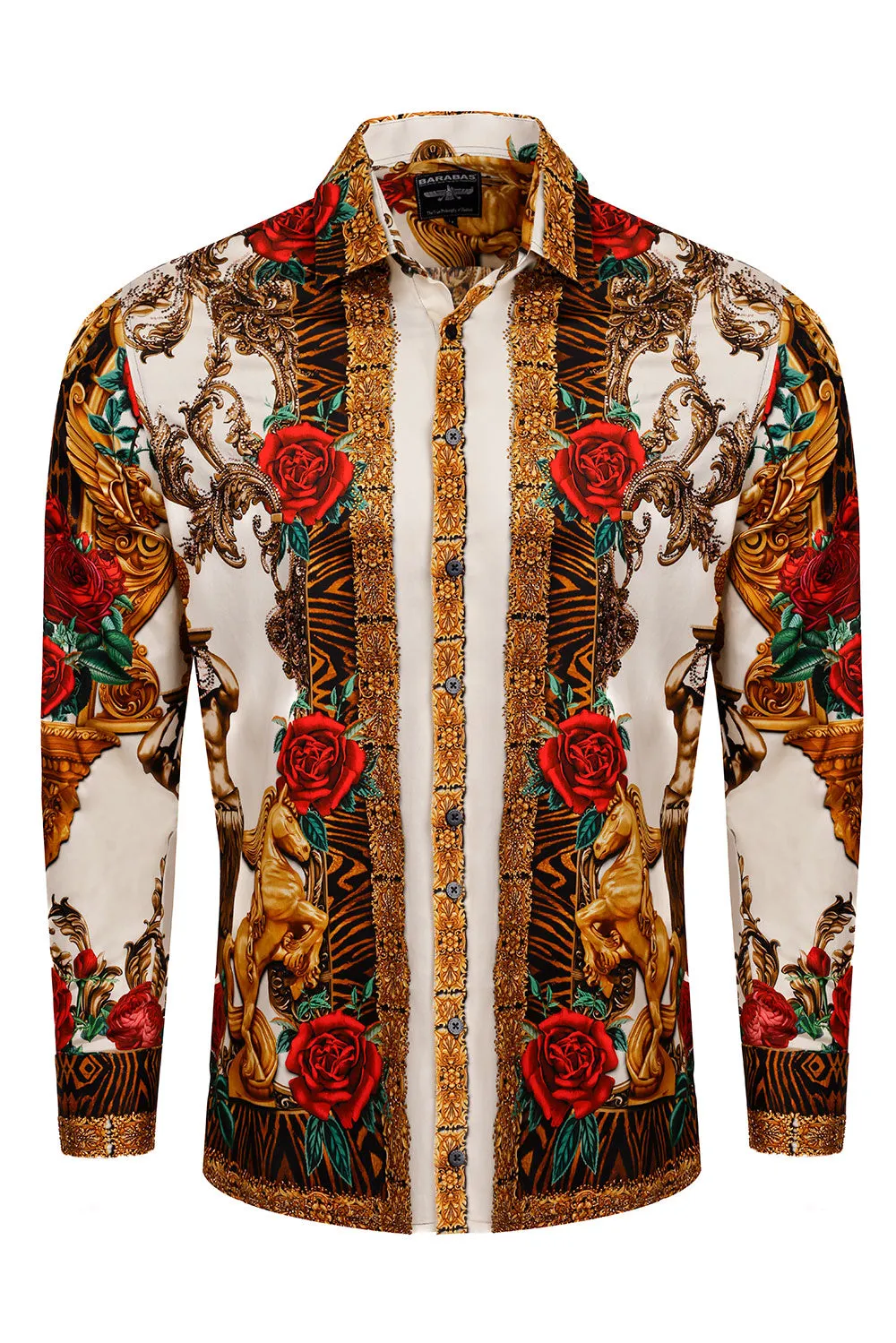 Radiant Sculpt Rhinestone Long Sleeve Shirt
