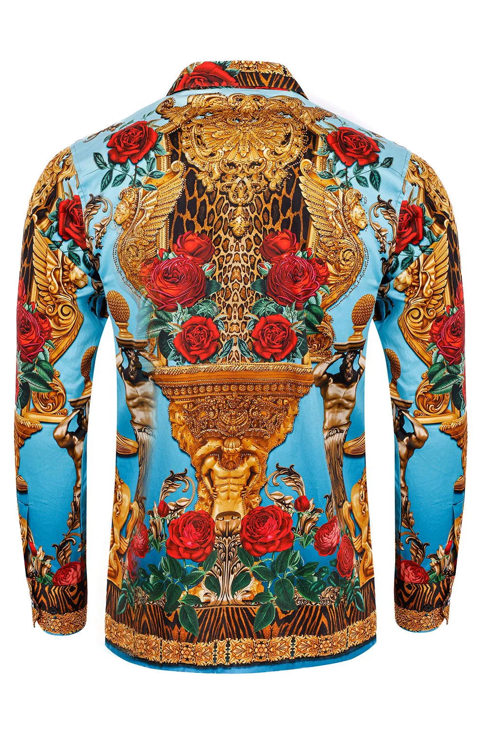 Radiant Sculpt Rhinestone Long Sleeve Shirt