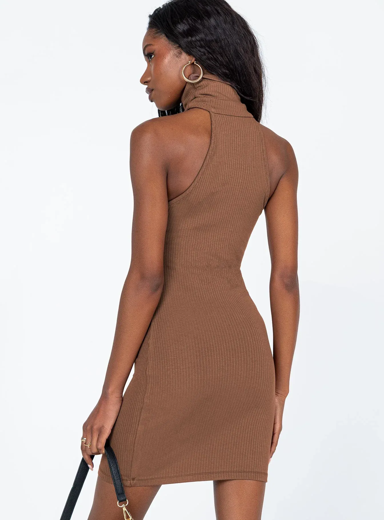 River Mini Dress Brown