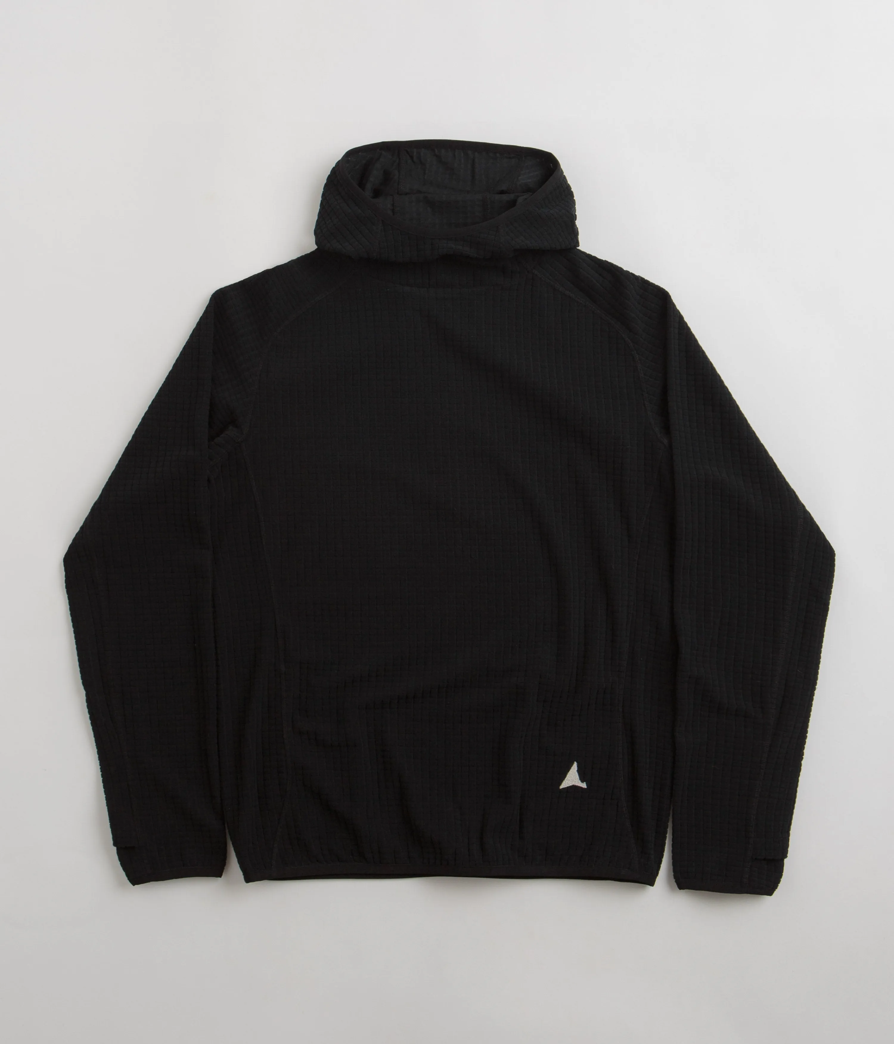 ROA Grid Hoodie - Black