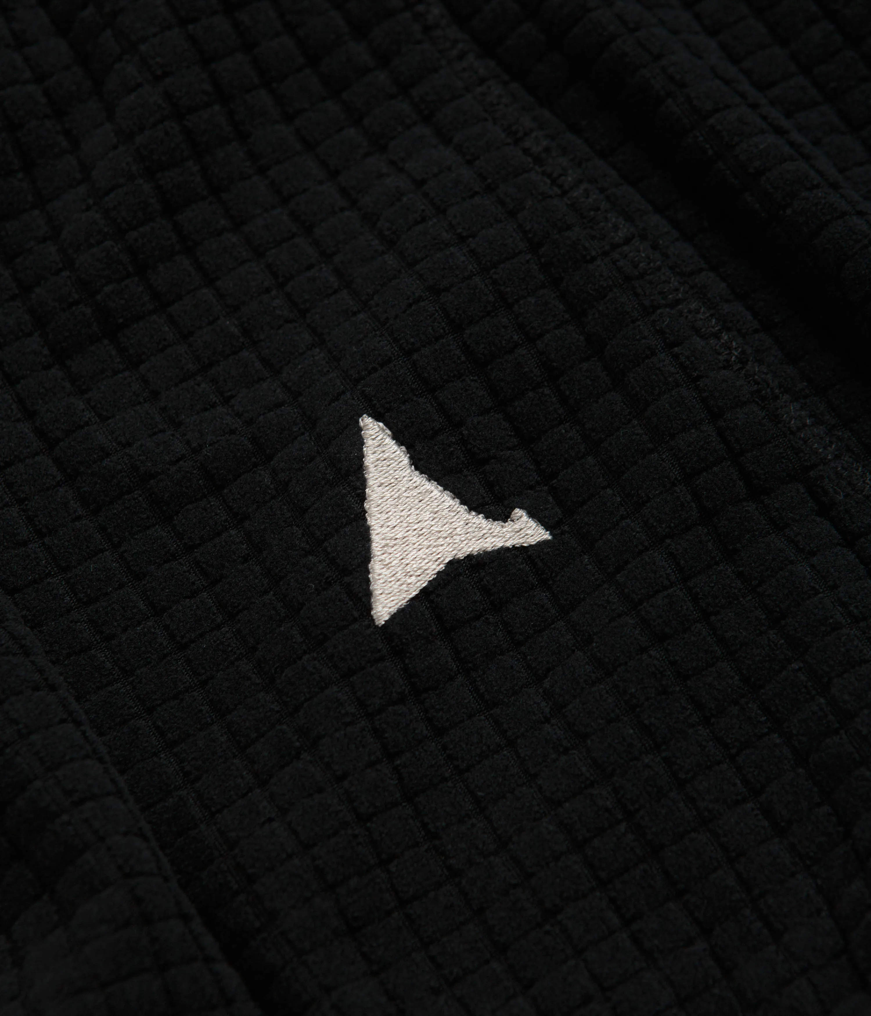 ROA Grid Hoodie - Black