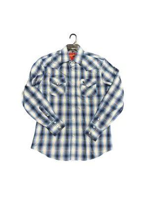 RODEO CLOTHING MEN'S PLAID WESTERN LONG SLEEVE SNAP SHIRTS PS400L-461