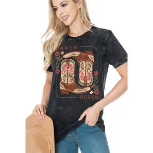 RODEO QUEEN  -  Mineral Wash: CHARCOAL GREY MB1854