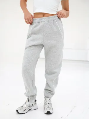 Seam Sweatpants - Marl Grey