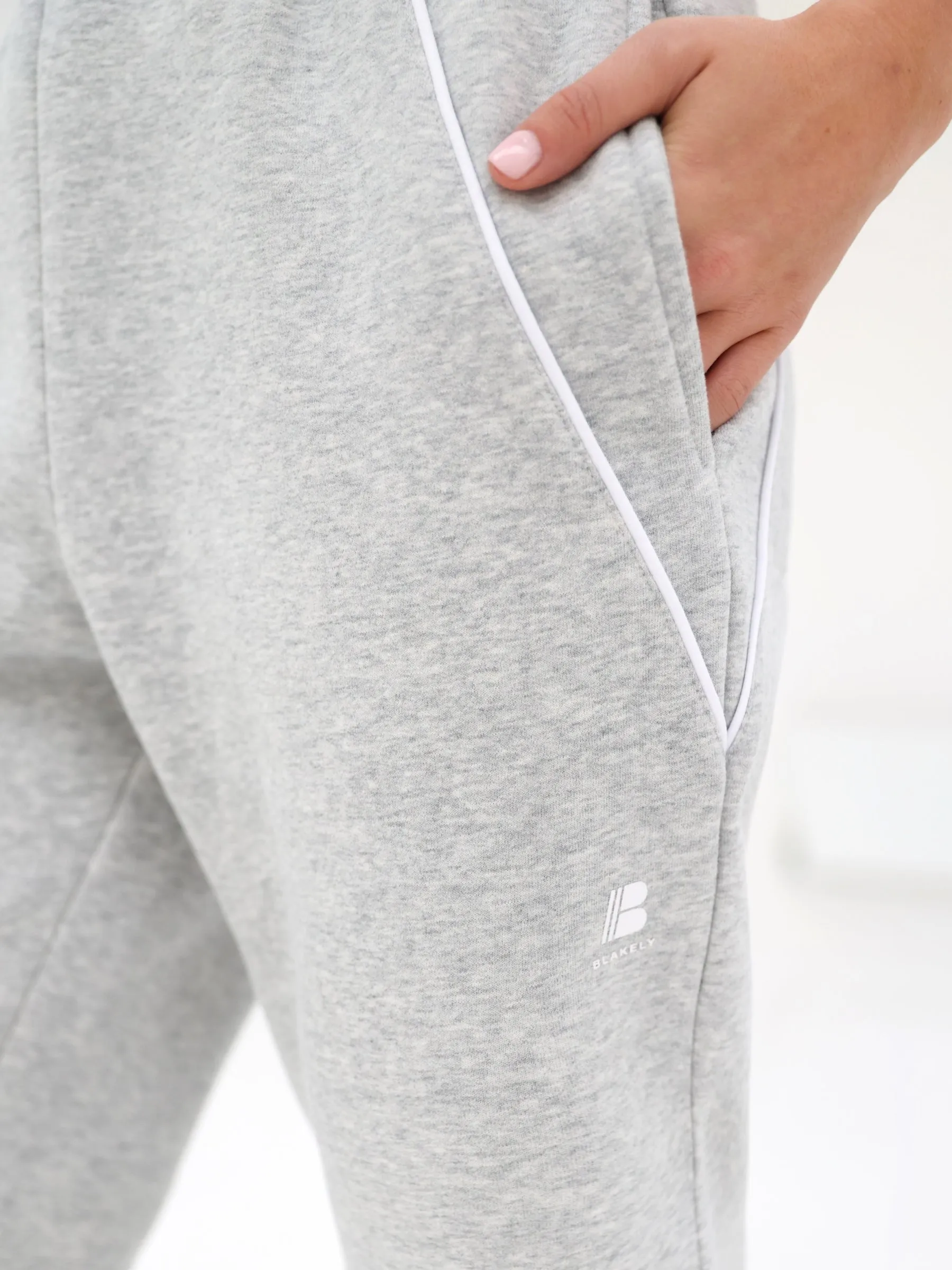 Seam Sweatpants - Marl Grey