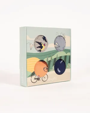 Sent With Love Bamboo Gift Box of 4 Socks - Multi