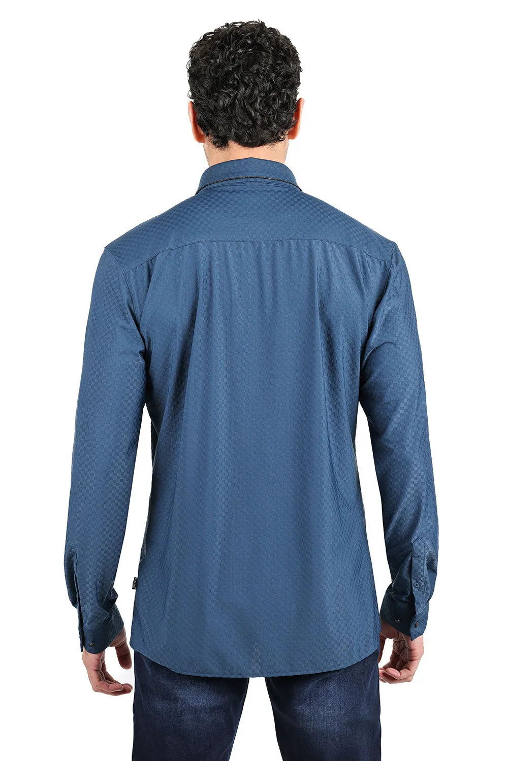 Solid Diamond Long Sleeve Shirt