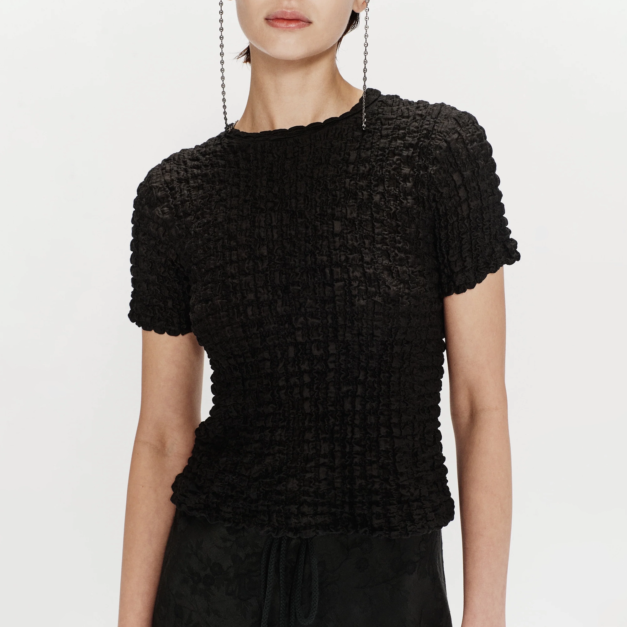 Song For The Mute Slim Tee Black 251_WTS009_POPCBLK