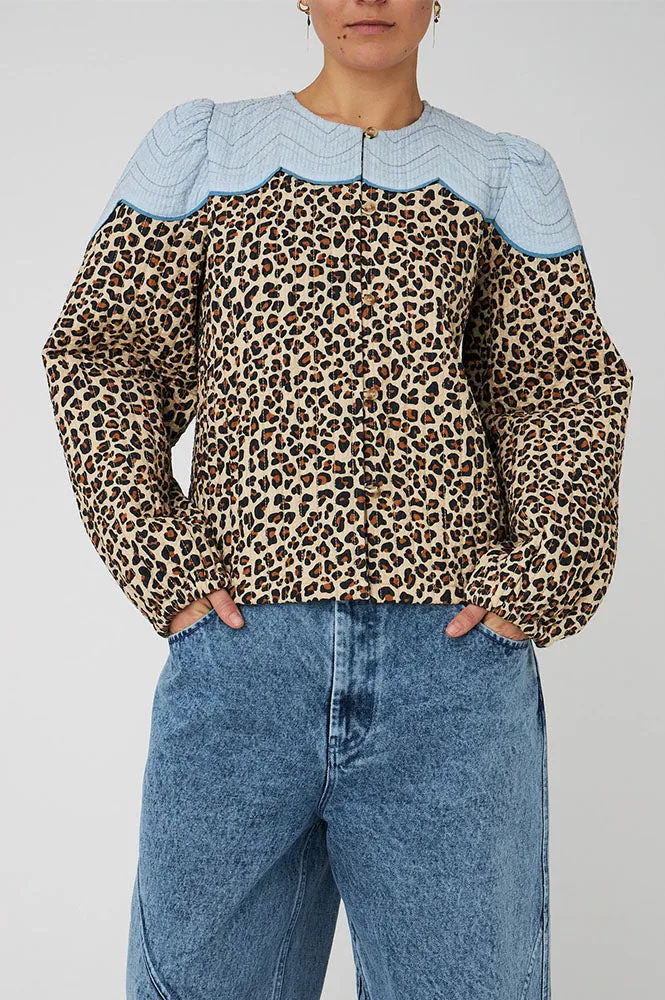 Stella Nova Leopard Print Cloud Jacket