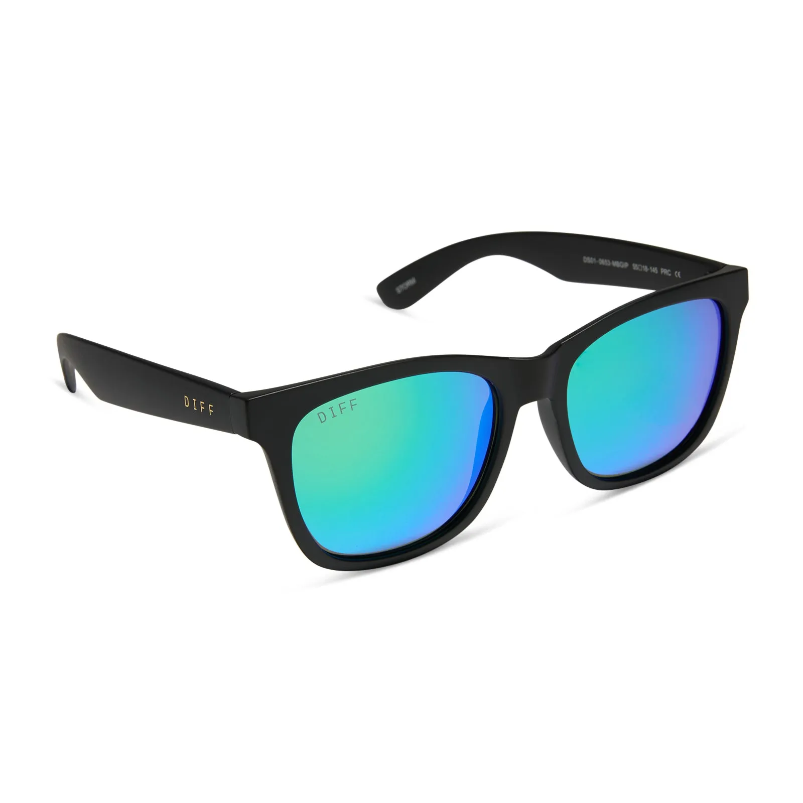 STORM - MATTE BLACK   GREEN MIRROR   POLARIZED SUNGLASSES