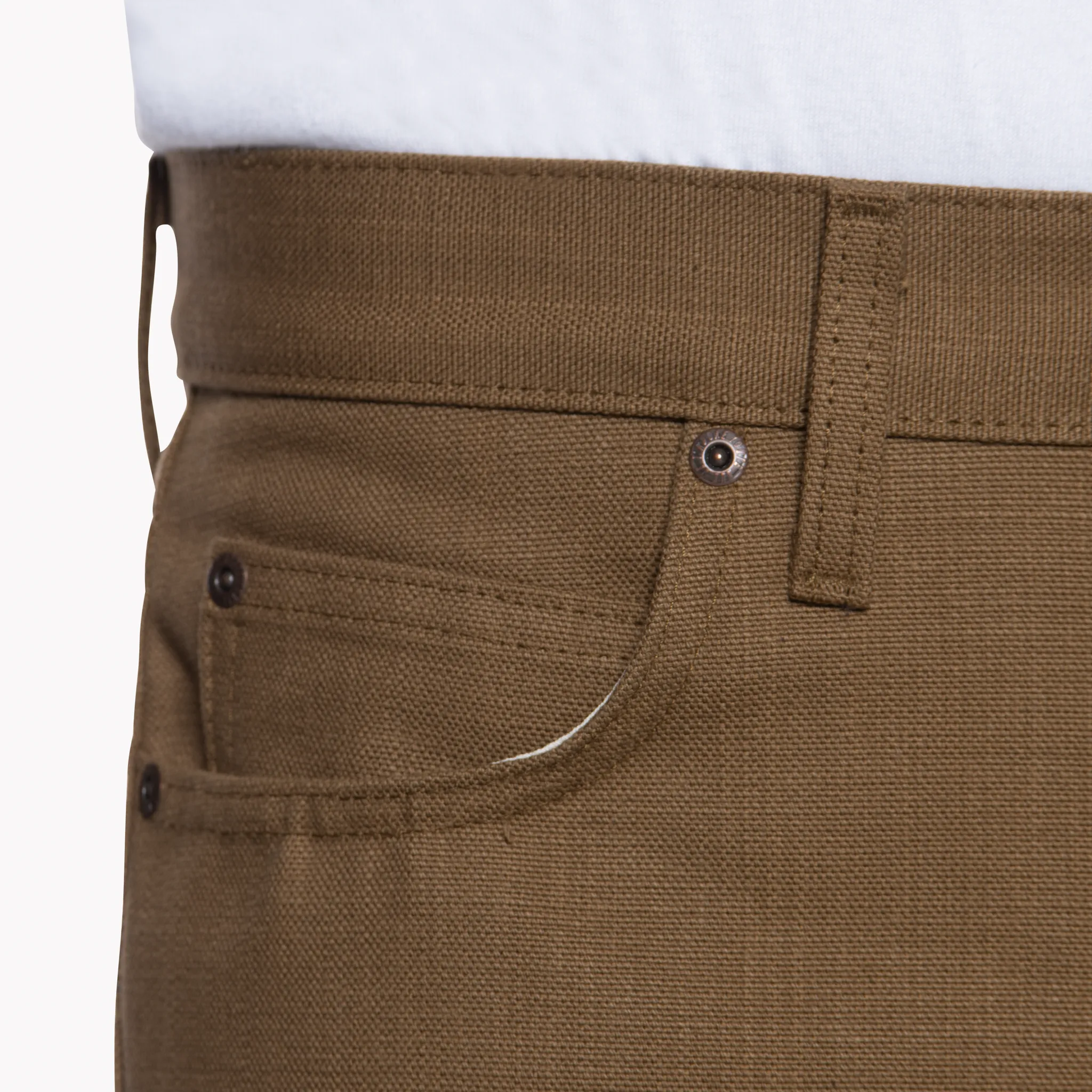 Super Guy - Raw Cotton Canvas - Brown