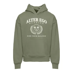 Sweatshirt Varsity Logo Olive
