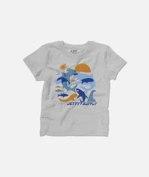 Tot Frenzy Tee - Heather Grey