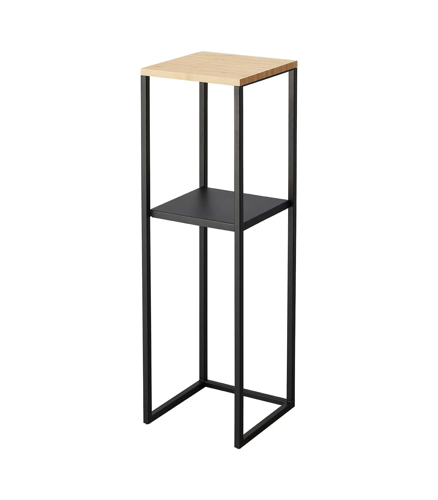 Two-Tier Display & Storage Shelf (31.5 H)  - Black
