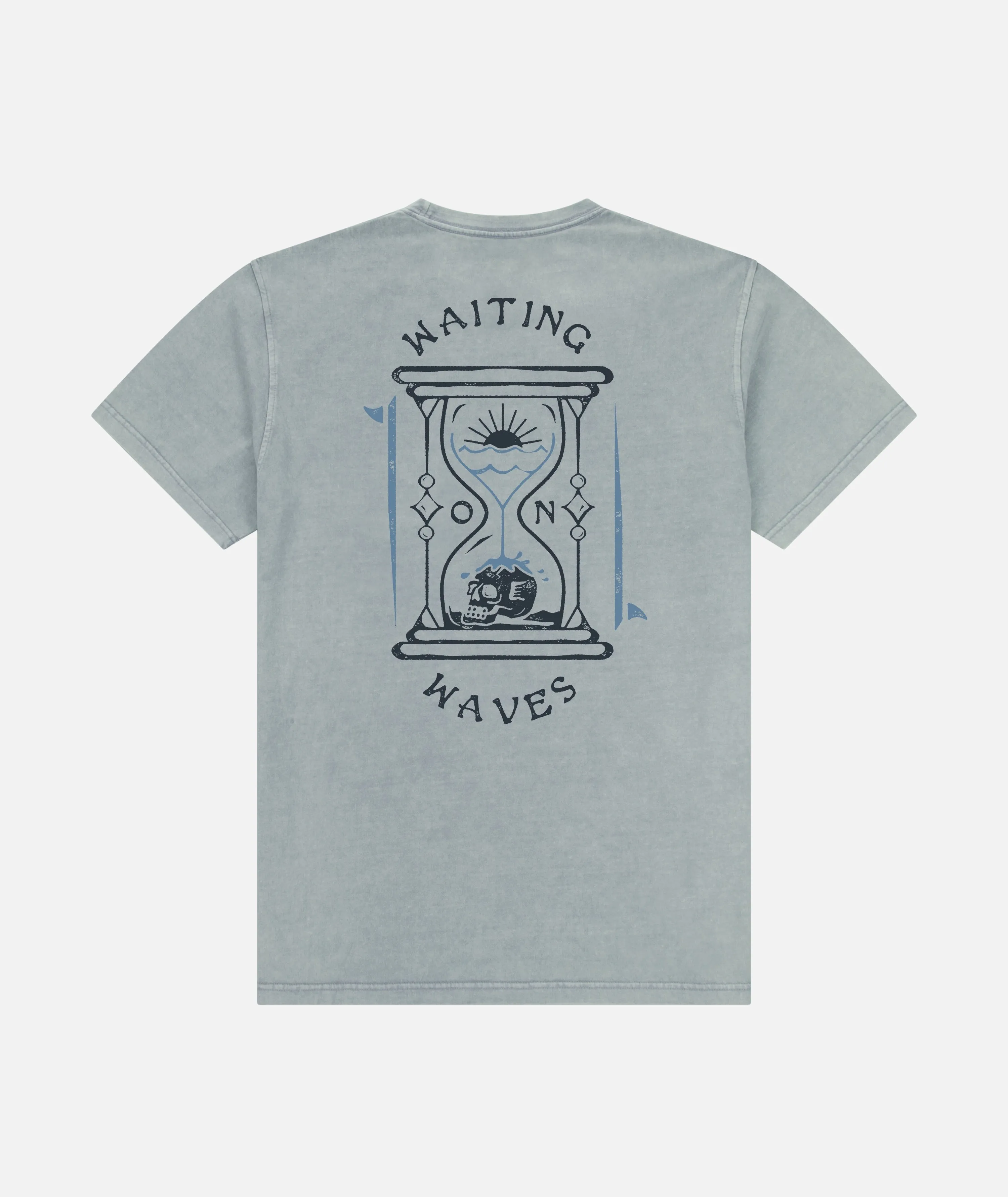 Waiting on Waves Tee - Light Blue