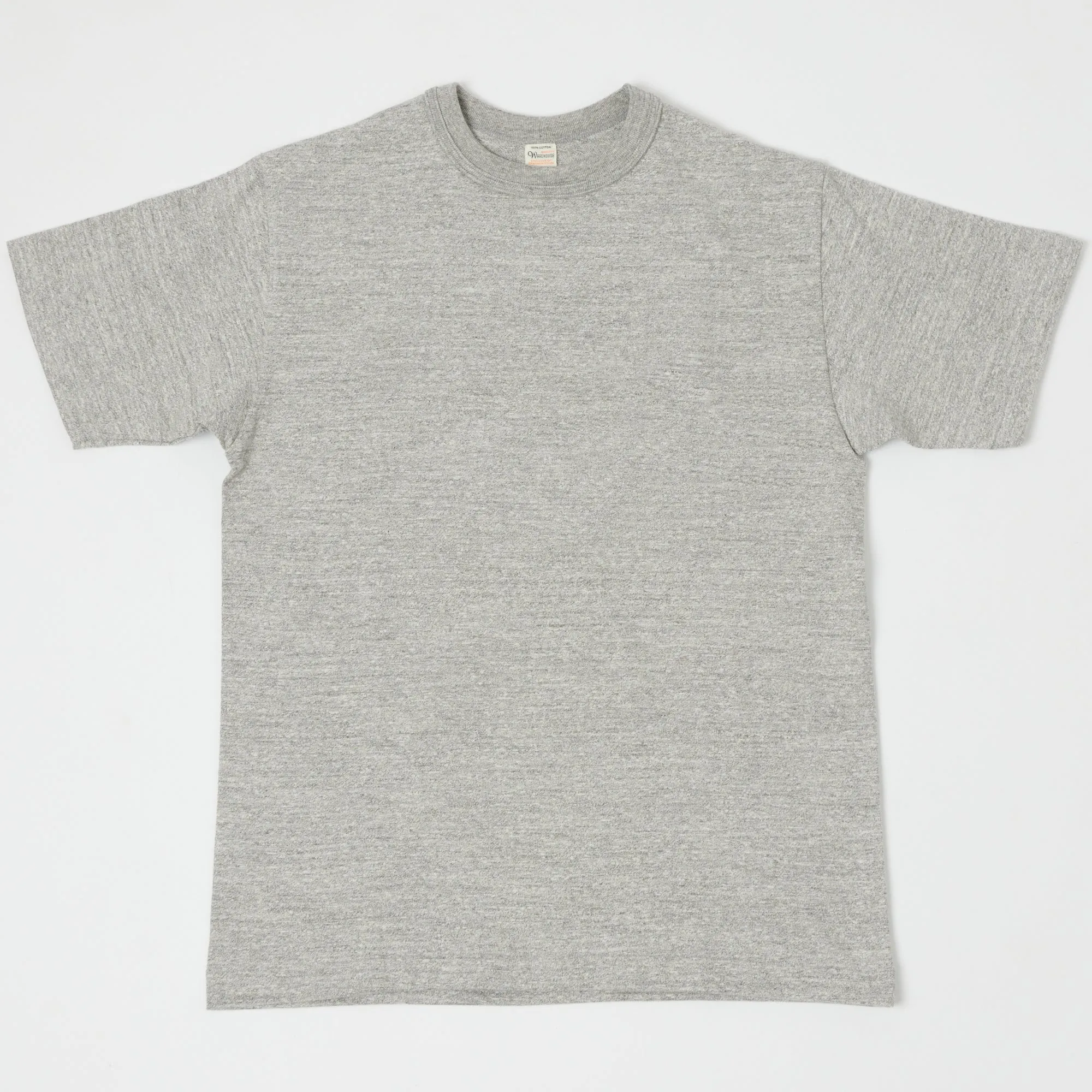 Warehouse & Co 4601 Plain Tee - Heather Grey