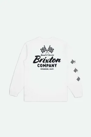 Wayburn L/S Standard T-Shirt - White