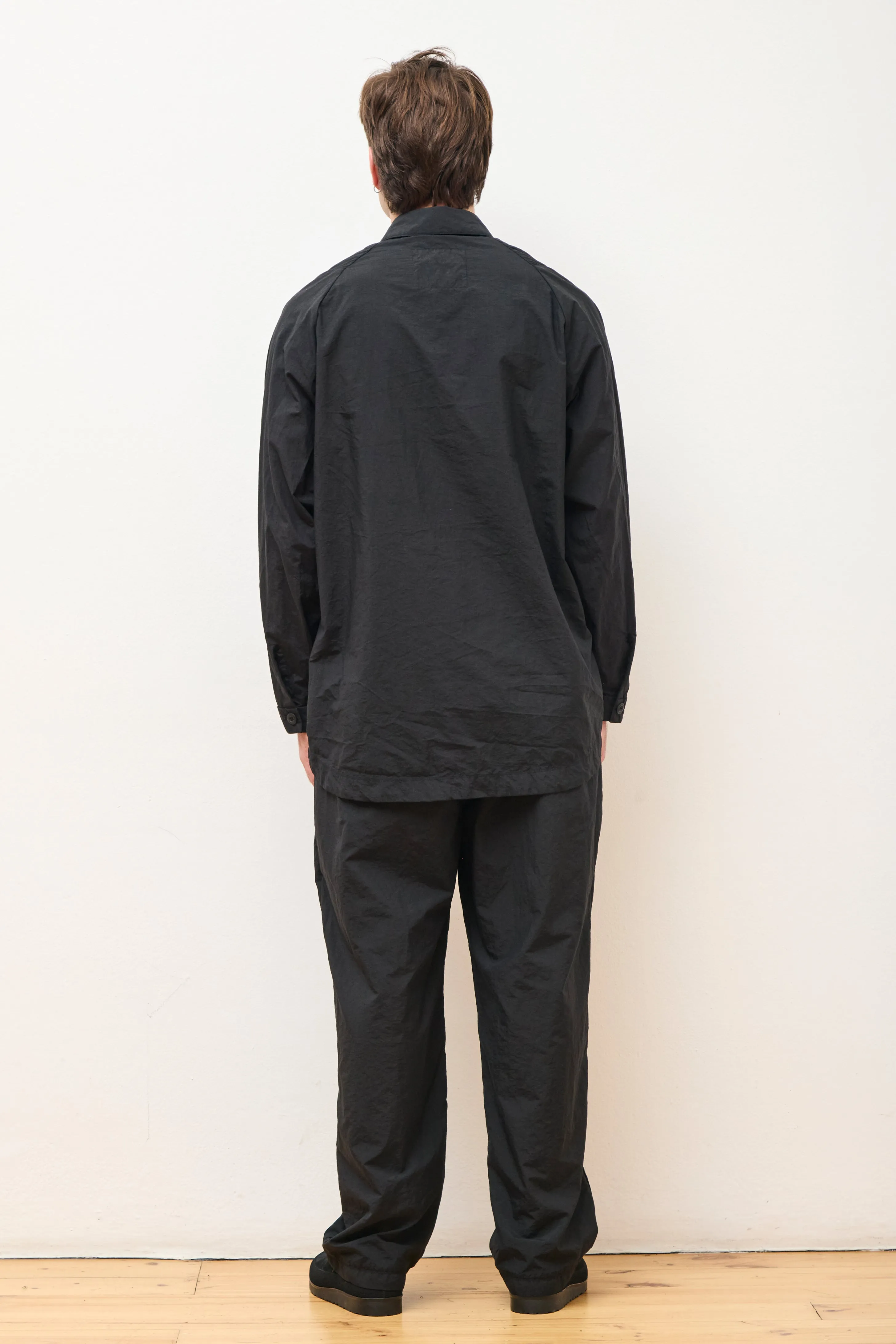 Wide Shirt Packable Black