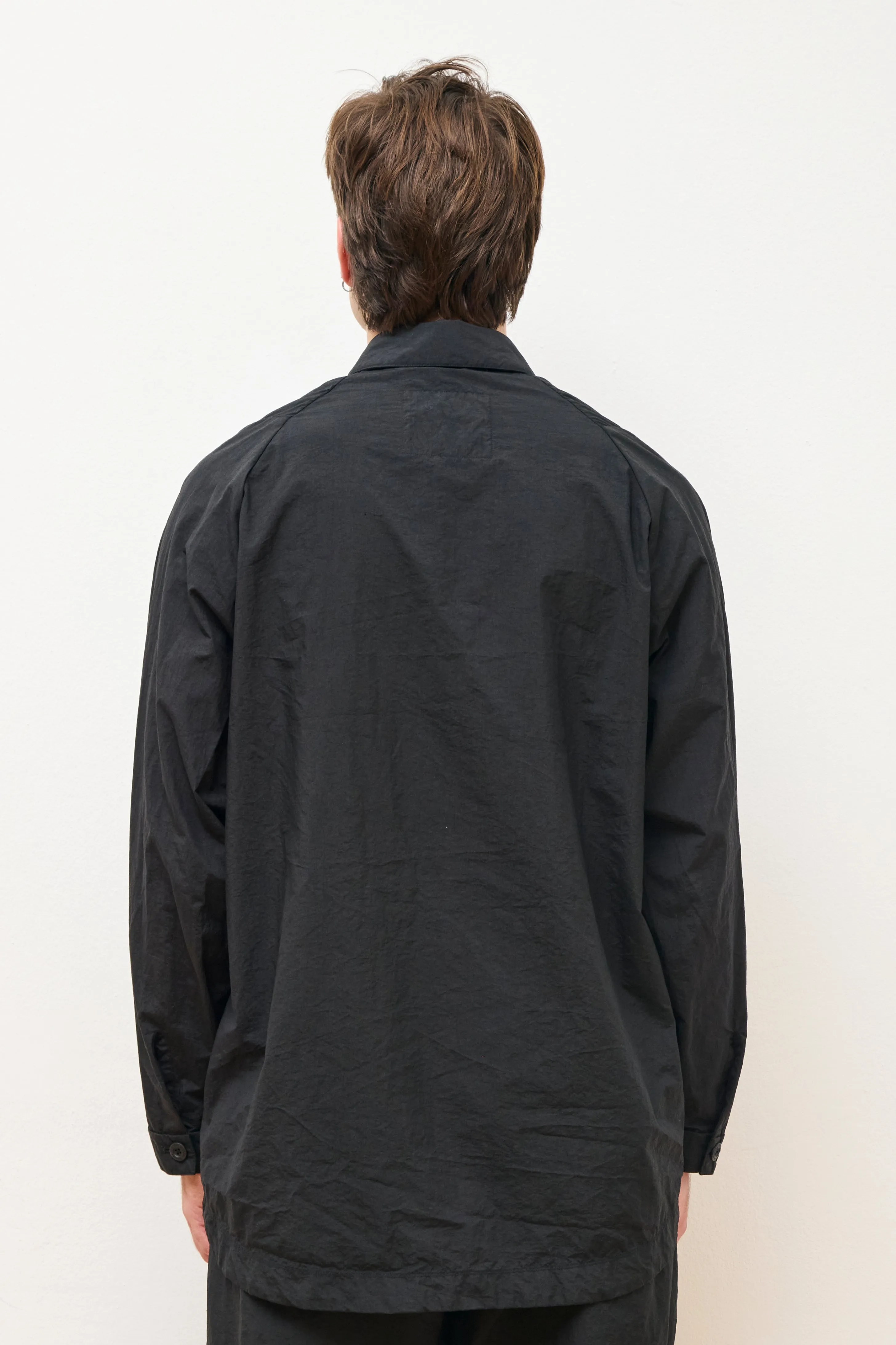 Wide Shirt Packable Black